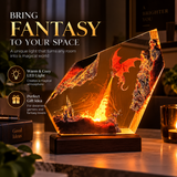 Fire Dragon Halloween Lamp By Luera