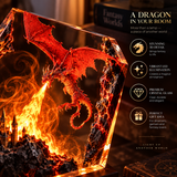 Fire Dragon Halloween Lamp By Luera