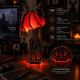 Bat Halloween Lamp By Luera
