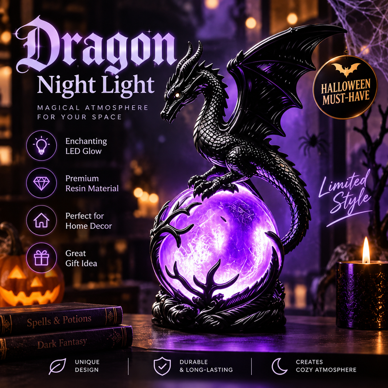 Dragon Night Lamp By Luera