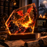 Fire Dragon Halloween Lamp By Luera