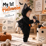 Baby Halloween Bat Costume By Luera